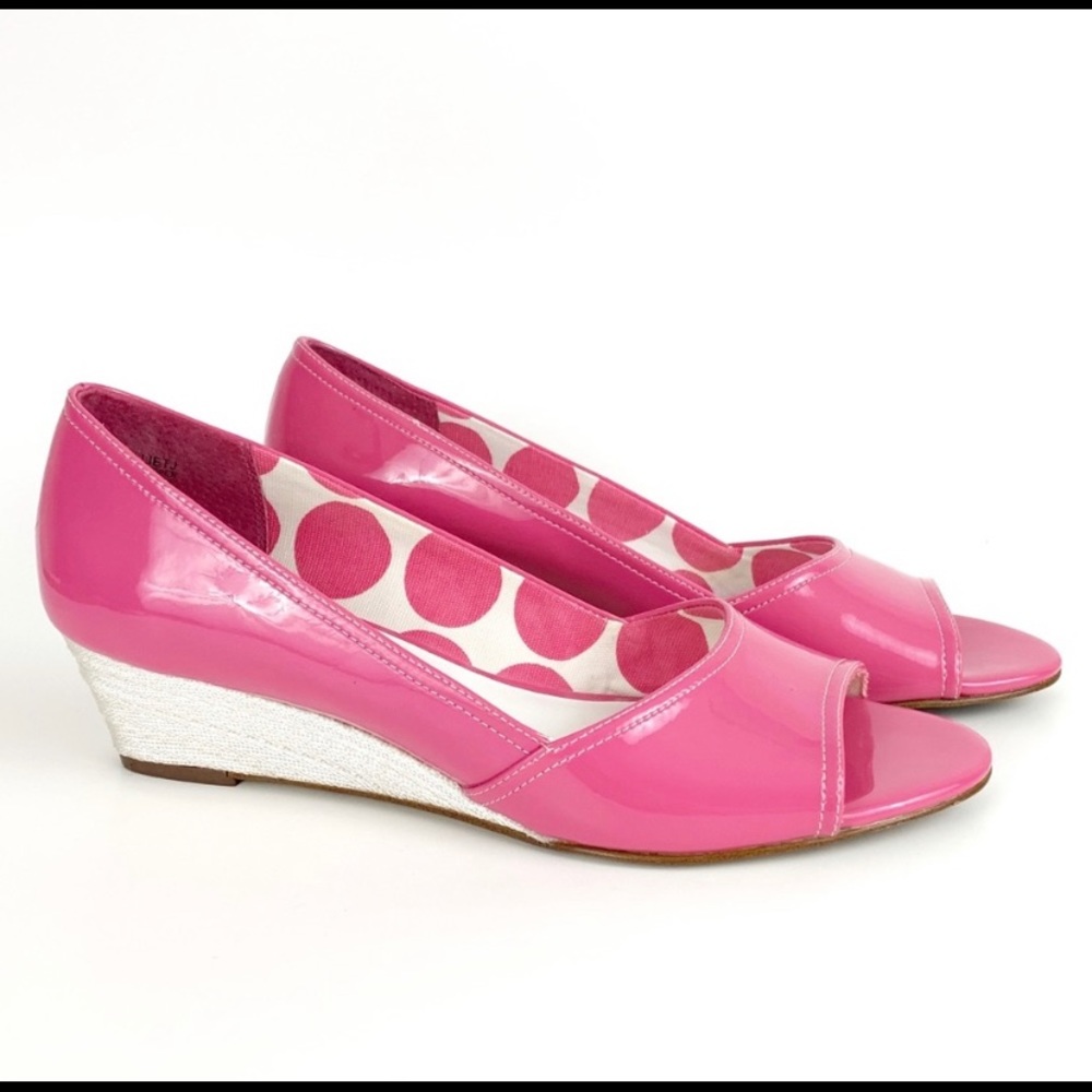 Anne Klein Peep Toe Wedges